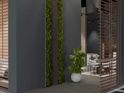 Exhibition Stand 3D model 6