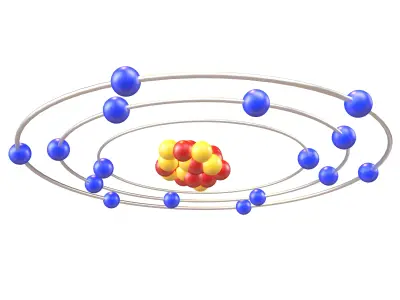 Sulfur Chemical Element v1 001 Low-poly 3D model