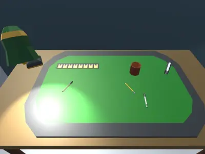 9t5 Low Poly Office Low-poly 3D model