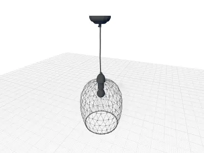 Roy Light Single Geometric Pendant 3D model