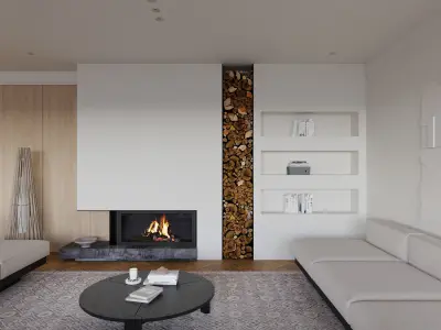 apartment interior scenes    3D model 20