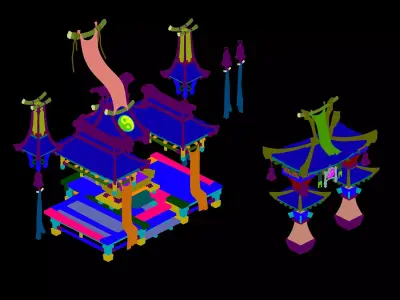 Religion - Taigong 32 3D model