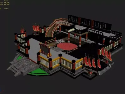 Gang Interior - Advanced Quartermaster Depot 3D model