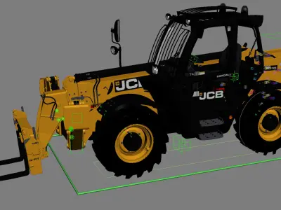  Telehandler JCB 535 Forklift Rigged 