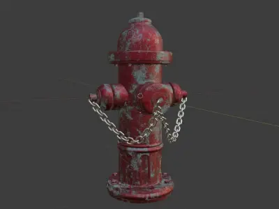 Fire Hydrant 3D model 3