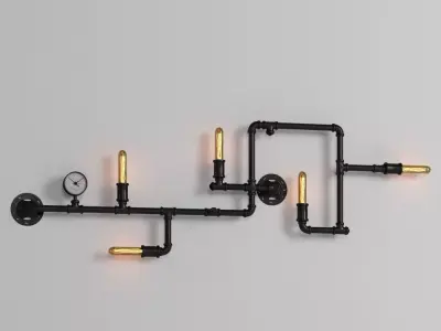 Wall Lamp LOFT HOUSE W-107 3D model