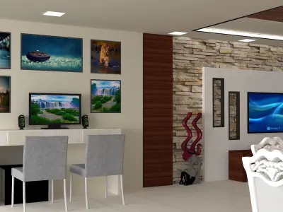 Interior Design 3D model 11