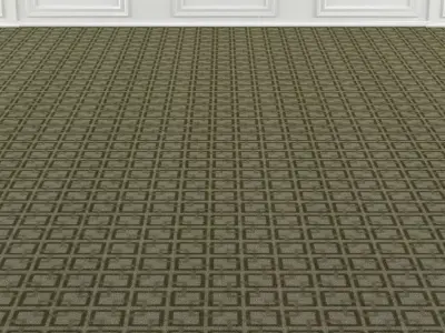 Wall to Wall Seamless Carpet Tile  No 1 3D model