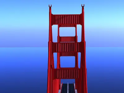 Bridge Gate 3D model