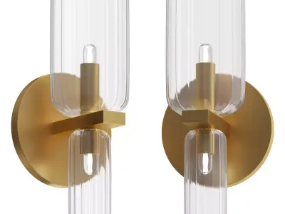 Tabitha Bathroom Vanity Light 3D model