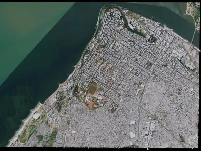Maputo - Mozambique 3D model