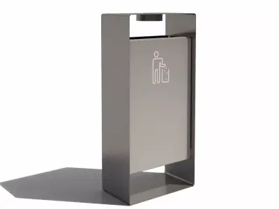 MMCite Radium Trash Can 3D model