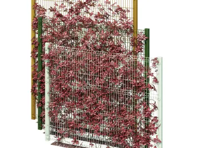 Ivy wall nine 3D model