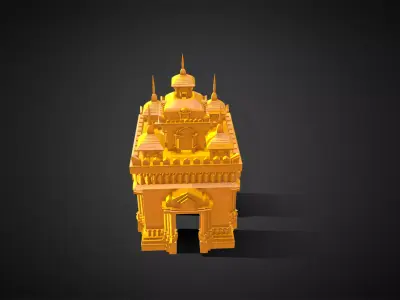  lamp Patuxay Laos  3D print model