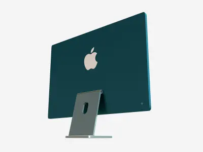 Apple imac 2021 v1 001 Low-poly 3D model