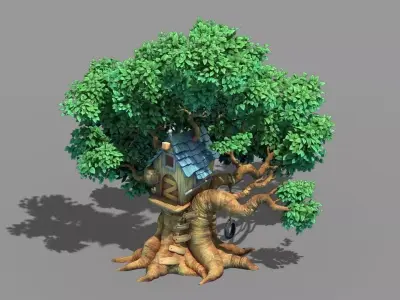 Plant - Tree House - Building 04 3D model