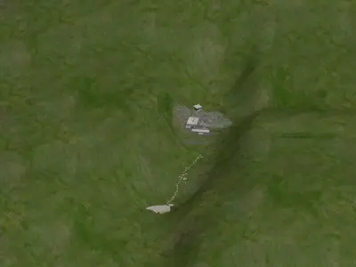 odern Mountain Forest Villa Retreat with Minimalist Architecture 3D model