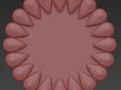 Wall mirror 4 3D model