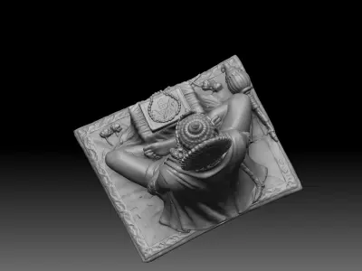 meditaion hanuman 3d printable model 3D print model