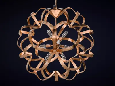 Sappho Orb Chandelier 3D model