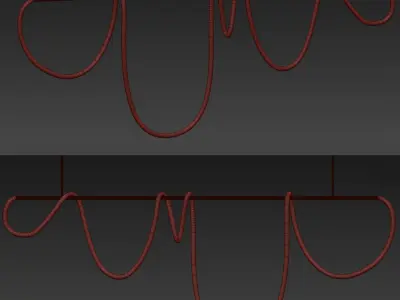 Luke Pendant Light Collection 3D model