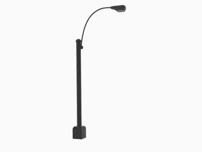 The Noun Project Street Light Low-poly 3D model