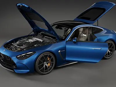  2024 Mercedes-Benz AMG GT63 Coupe Blue 