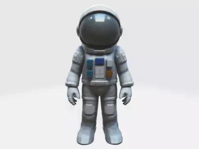 Lowpoly astronaut 3D model