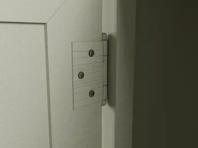 Vintage Kitchen Wall Cabinet 3D model