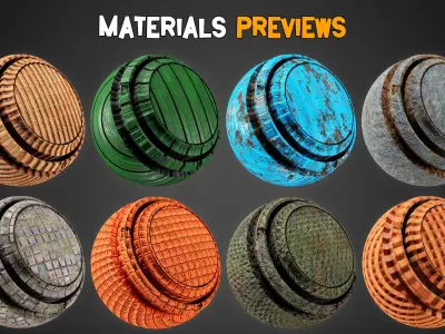 30 Roof Smart Materials   PBR Texture   Vol 21 Texture
