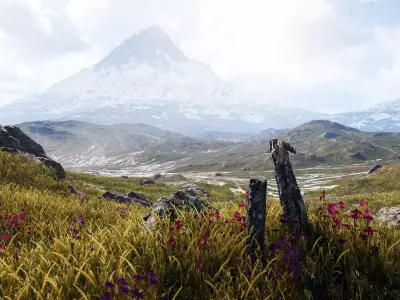 Epic Mountains Pack - Unity Project  - URP version Low-poly 3D model