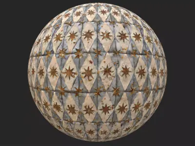 Starred Tiles - Texture Texture