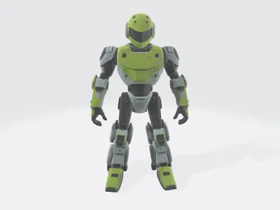 future robot v1 3D model