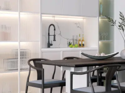 Modern decoration style 3D model