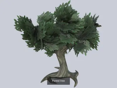 Tree collection 3D Model Pack