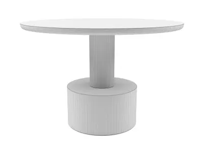 Sunpan - Monaco Coffee Table - Gold Low-poly 3D model