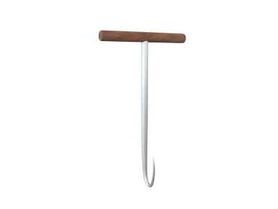 Bale Hook v1 001 Low-poly 3D model