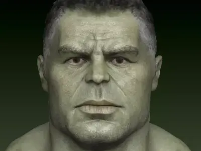 hulk professor 3D model