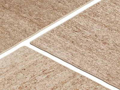 Carpet set 2230 - Hand Woven Rug - 5K 3D model