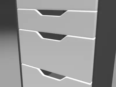 Floor Unit 3D Model Low-poly 3D model