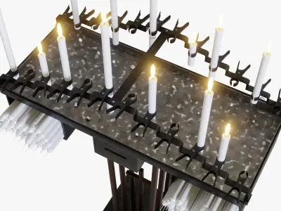 Old votive candle holder