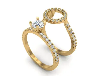 Jewelry ring 450 3D print model