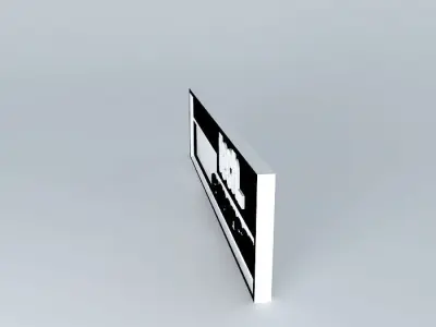 tech cybercafe - Signboard Free 3D model