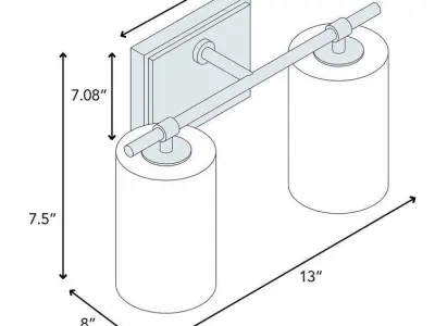 Kelwynne 2 - Light Dimmable Vanity Light Free 3D model