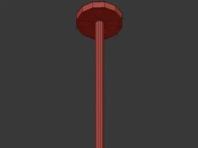 GIOPATO  COOMBES BOLLE BLS LAMP white glass 4 3D model