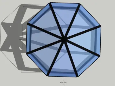 Glass dome 3D model