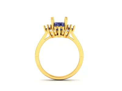 Women Ring  Render 3dm STL OBJ FBX Details 3D print model 328