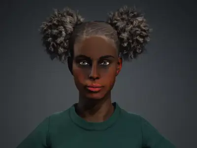 MAYA FEMALE CAHRACTER 3D model 3D model