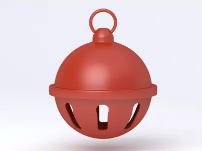 Jingle bell Red 3D model