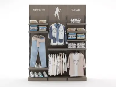 Sprots Clothestore Hanger 3D model